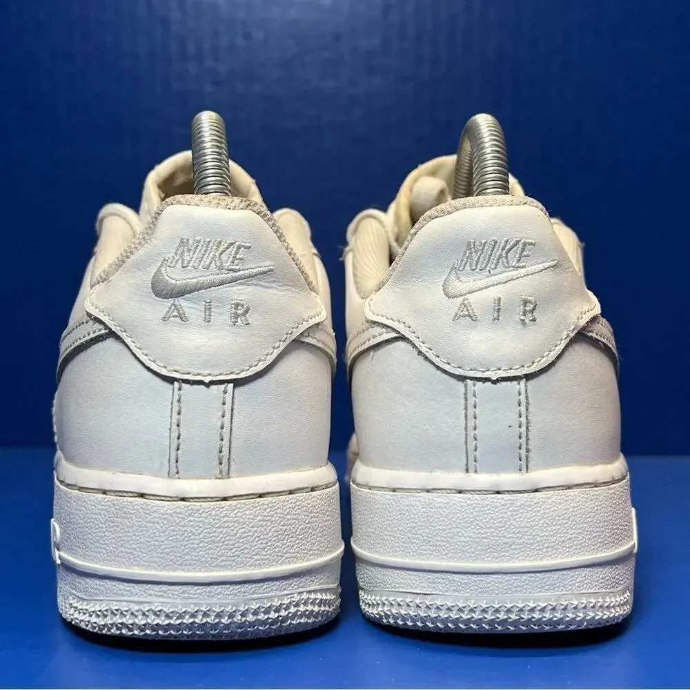 Nike Air Force 1‎ GS Triple White Low Sneakers Youth 6.5 Womens 8 314192-117